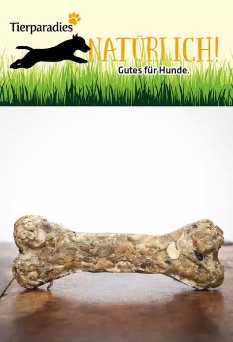 Kauknochen mit Garnelen und Oliven, 12cm 2 Stück